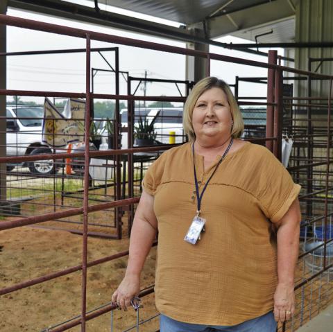 ERICK MITCHELL | DISPATCH RECORD Lampasas High School ag teacher Judy Hail is set to retire at the end of the school year. During a 36-year spell in education, Hail has seen it all.