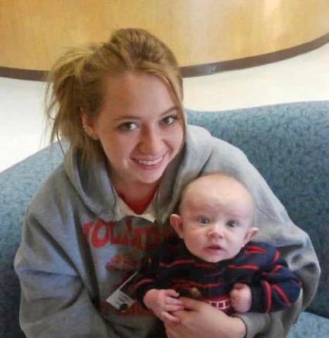 Corinna Pope is pictured here with her son, Dante Chadwick, in his infancy. courtesy photo