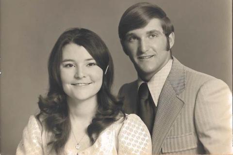 courtesy photo Darlene and Jim Rutland of Lampasas were married 50 years ago at First Street Church of Christ.