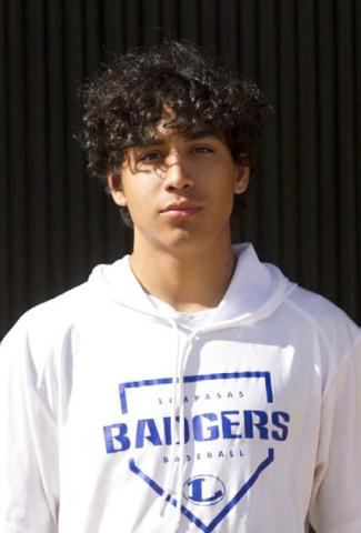 Name: Kaiden Fernandez Class: Senior Sport: Baseball and Wrestling Favorite Teacher or Coach: Coach Kleckner Favorite Place in Lampasas: Lampasas Beer Market One Person You Look Up To: My dad Main Goal This Season: To improve at hitting