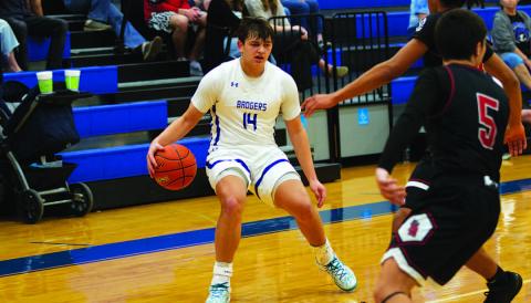 HUNTER KING | DISPATCH RECORD Dylan Polmanteer will look to continue providing scoring off the bench as district play gets underway.