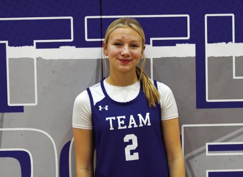 Name: Tenley Langford Class: Sophomore Sport: Basketball Favorite Teacher or Coach: Mr. Vanliew Favorite Place in Lampasas: Mojo’s One Person You Look Up To: My mom Main Goal This Season: To play good