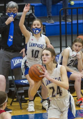 Addison McDonald made the game-winning shot on Tuesday, as the Lady Badgers beat Glen Rose. 
