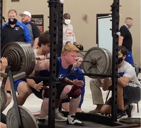 Westen Reid advanced to state as the regional champion of the 198 class. (Photo courtesy of Jan Brister)
