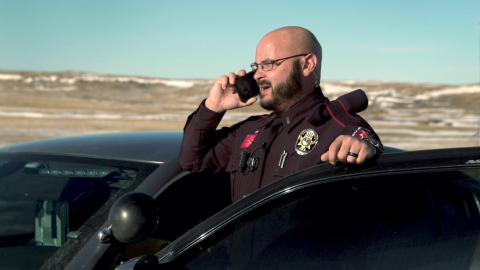 A local phone company has partnered with a app to help first responders. 