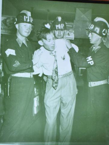 A Lampasas resident is arrested for not obliging the occupying force during the Operation Longhorn exercises