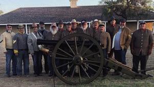 Among those who trained at Fort Concho were, from left to right, Billy Ayers, Lee Wallace, Cheryl Ayers (spouse) and Jacob Haugh from Georgetown Camp #502; William Dunson, William Ables, Stephen Brister, Gary Lehmkuhler, Jan Huffstetler, Michael Oliver and Ross Cox Sr. from Lampasas Camp #2353; Robert Moore from San Marcos Camp #977; Dustin Lauw of Georgetown Camp #502; and James Oliver from Lampasas Camp #2353. CODY GLASSCOCK | COURTESY OF USFAA
