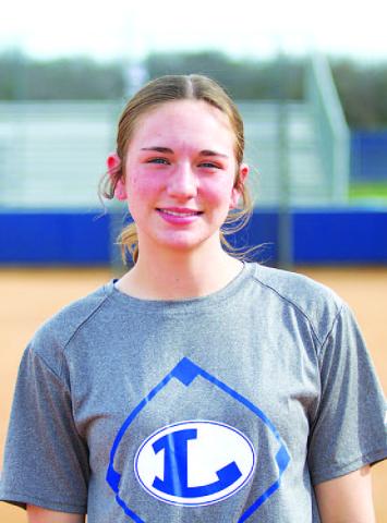 Name: Gia Grasso Class: Freshman Sport: Softball and Basketball Favorite Teacher or Coach: Coach Messer Favorite Place in Lampasas: Mojo’s or Alamo One Person You Look Up To: My mom Main Goal This Season: Be a great teammate