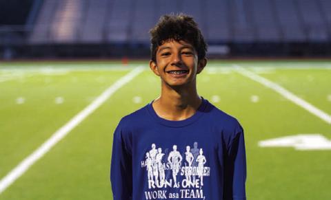 Name: Carlos Rodriquez Class: Freshman Sport: Cross Country
