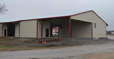 erick mitchell | Dispatch Record The Lometa School’s Advanced Technical Center will be completed by late March, officials estimate.