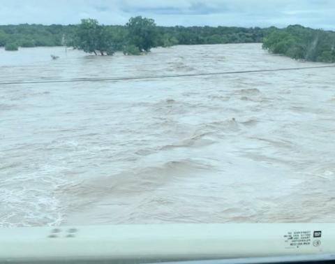 Flooding along the San Saba River has destroyed more than 100 homes and caused an estimated $10 million in damages since July 4, according to reports from KCEN-TV. courtesy photo