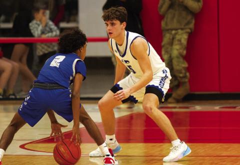 Trent Seneca is one of the two seniors who will graduate from this year’s team. HUNTER KING | DISPATCH RECORD