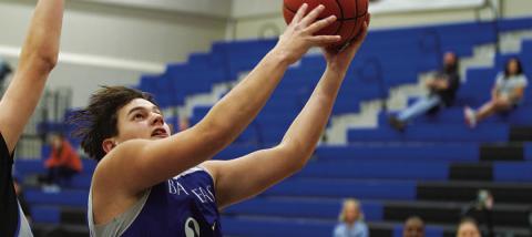 HUNTER KING | DISPATCH RECORD Dylan Polmanteer should provide a scoring boost for the Badgers in 2023-2024.
