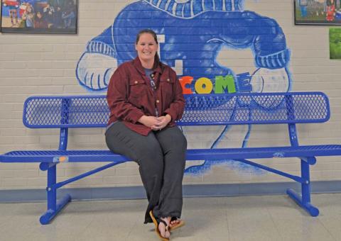 LISD Secondary Teacher of the year is seventh-grade English and reading teacher Jennifer Baker. erick mitchell | dispatch record