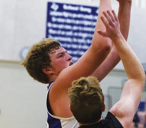 Beau Patterson was a leading scorer for the Badgers. HUNTER KING | DISPATCH RECORD