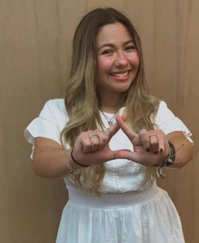 Monica Garza is a student at Howard Payne University. She has been named to receive a $30,000 Sumners Foundation scholarship. COURTESY PHOTO