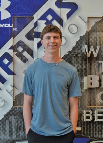 erick mitchell | dispatch record Lampasas High School sophomore Cale Wheeler will take his talents in extemporaneous speaking to the Tournament of Champions speech competition in Kentucky this weekend.
