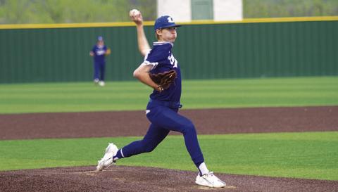 FILE PHOTO Jonas Andersen will be the ace of the Badger pitching staff in 2024.