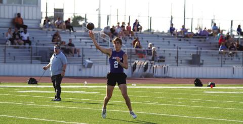 Bryson Roberts looks to be the Badgers’ quarterback in 2025. HUNTER KING | DISPATCH RECORD