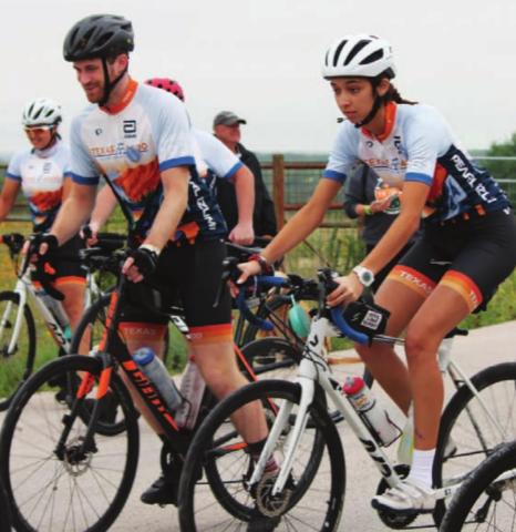 Cyclists were in Lampasas County for the start of last year’s ATLAS 4000 ride. FILE PHOTO