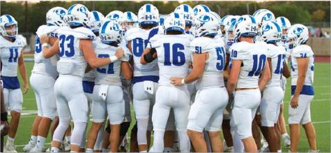 The football team is off this week before hosting Burnet to start district play next Friday. HUNTER KING | DISPATCH RECORD