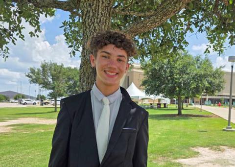 Jasen Sharp was at the Texas A&amp;M campus earlier this month to participate in the Texas 4-H Roundup events. Jeffrey Sharp | courtesy photo