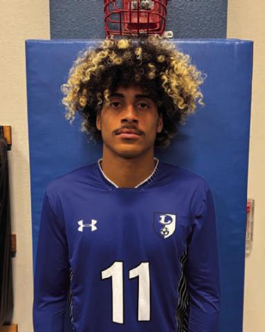 Name: Jaden McElwain Class: Senior Sport: Soccer, Track and Football Favorite Teacher or Coach: Richter Favorite Place in Lampasas: Whataburger One Person You Look Up To: My dad Main Goal This Season: Win state
