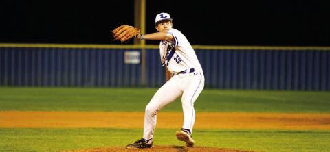 Calvin Phelps will be one of the standouts in the Badgers’ pitching staff in 2025. HUNTER KING | DISPATCH RECORD