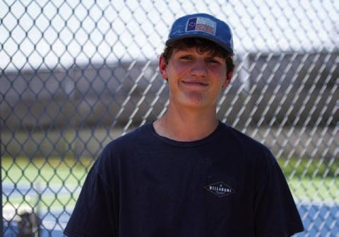 Name: Josiah Copeland Class: Sophomore Sport: Tennis Favorite School Subject: History Favorite Vacation: The mountains One Person To Meet: Carlos Alcaraz Main Goal This Season: To get high on varsity