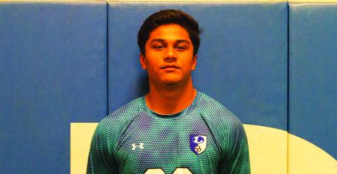 Name: Veer Patel Class: Junior Sport: Soccer Favorite School Subject: Math Favorite Vacation: Italy One Person To Meet: Cole Palmer Main Goal This Season: Get clean sheets