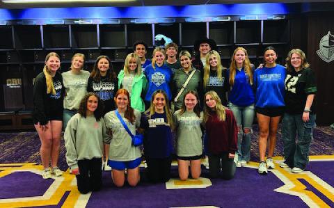 This group of Lampasas student-trainers took a trip to UMHB to tour the facilities. COURTESY PHOTO | JAN BRISTER