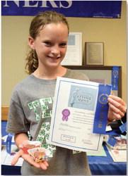 Vivien Martin won intermediate champion of baked goods with ”mint fantasy fudge.” ALEXANDRIA RANDOLPH | DISPATCH RECORD