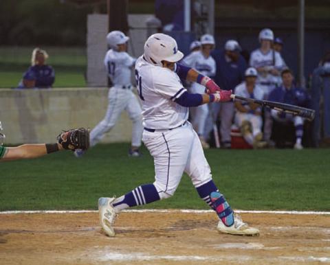 Benny Rodriguez drove in the lone run for the Badgers Tuesday. HUNTER KING | DISPATCH RECORD