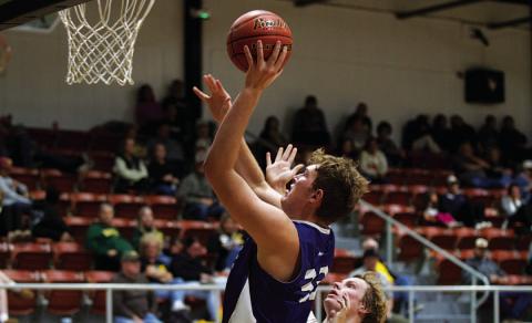 HUNTER KING | DISPATCH RECORD Beau Patterson continued to lead the way in scoring for the Badgers during the tournament last weekend.