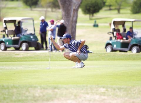 FILE PHOTO Peyton Spore will look to build on his district championship season at the state tournament this month.