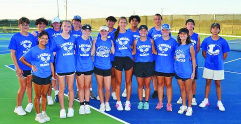 COURTESY PHOTO | KENNETH PEISER The tennis team has had back-to-back dominant wins over the past week.