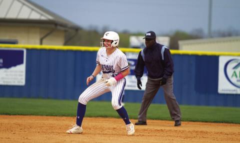 Aspen Wheeler is excited to be back on a softball field after missing last season because of injury. HUNTER KING | DISPATCH RECORD