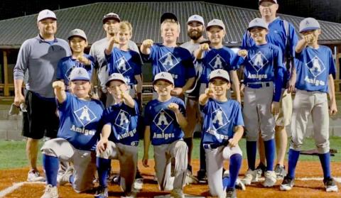 The Amigos 12U baseball team