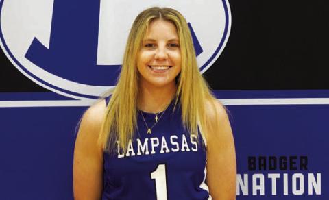 Name: Aspen Wheeler Class: Senior Sport: Basketball and Softball Favorite Movie: Princess and the Frog Favorite Midnight Snack: Sour Candy Favorite Social Media: TikTok Main Goal This Season: Be the best team cheerleader