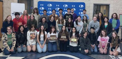 These students are all UIL regional qualifiers for their performance in academics, speech, debate and One-Act Play. courtesy photo