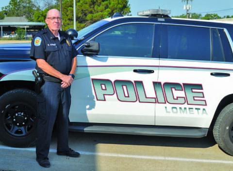 Police Chief Ronnie Strain is at the helm of his new post. ERICK MITCHELL | DISPATCH RECORD
