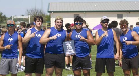 Lampasas wins lineman challenge in Burnet