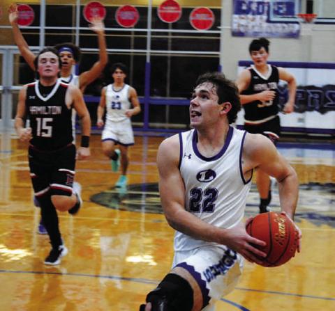 Carter Johnson goes up against Hamilton Monday night. HUNTER KING | DISPATCH RECORD
