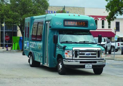 The HOP bus offers transportation services within the city of Lampasas. A rural service to the unincorporated parts of the county could be added later this year if funding is available. ERICK MITCHELL | DISPATCH RECORD