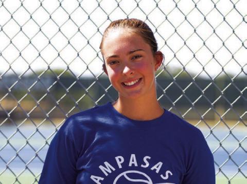 Name: Chesley Breuer Class: Junior Sport: Tennis Fav