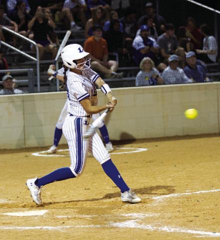 Madison Magilke has been on fire over the last week with three home runs. HUNTER KING | DISPATCH RECORD