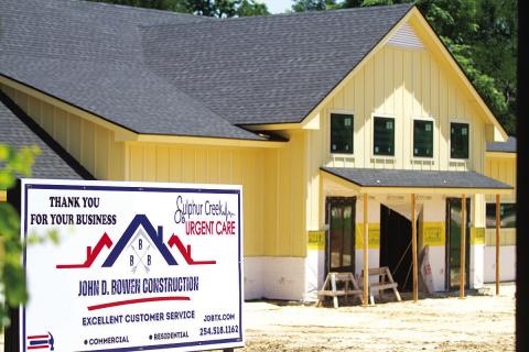 Sulphur Creek Urgent Care is having a new clinic built on Central Texas Expressway for owner Michele Kent and her medical staff. HUNTER KING | DISPATCH RECORD