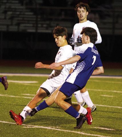Cooper Pfaltzgraff picked up a goal and an assist in the win over Academy. FILE PHOTO