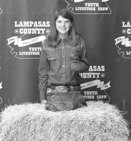 Intermediate rabbit showmanship went to Jordan Greenburg. MASON HINES | DISPATCH RECORD