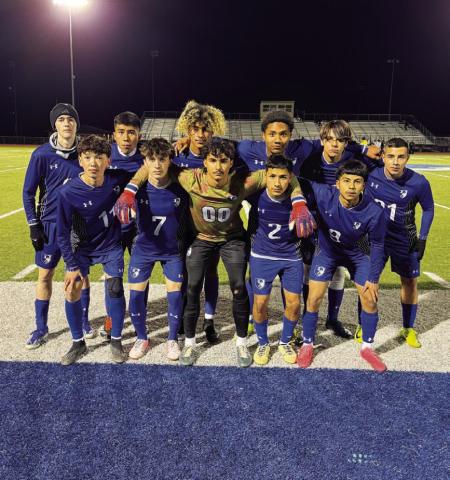 COURTESY PHOTO | SAMUEL BURNSIDE This was the Badgers’ starting 11 for their match Tuesday against Ellison.